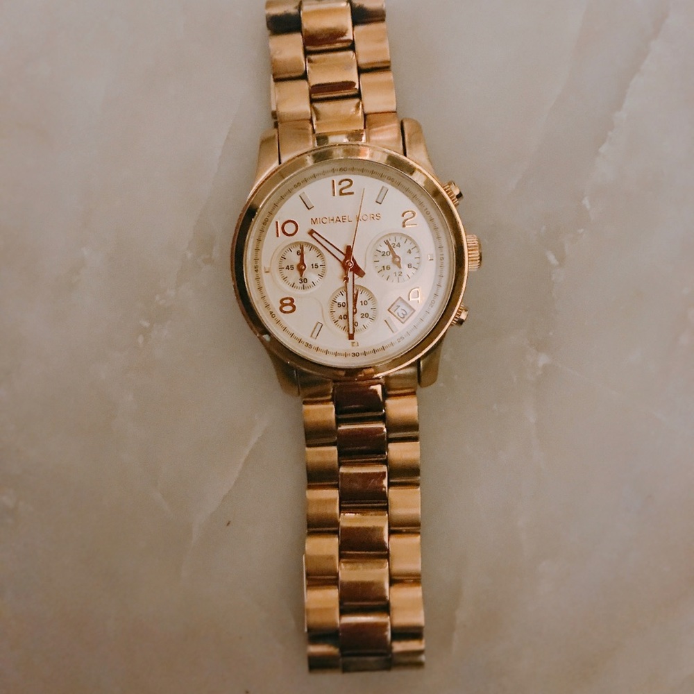 Gold Michael Kors watch